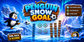 Penguin Snow Goal | HTML5 Arcade Game