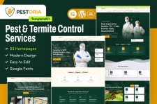 Pestoria – Pest  Termite Control Services Elementor Template Kit