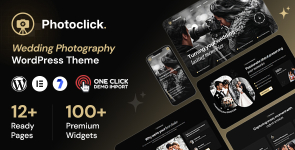 Photoclick – Wedding Photography WordPress Theme