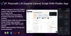 Polymath AI | AI Experts Laravel Script With Flutter App