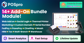 POSpro – 14+ Add-On Modules Bundle | Complete POS  Inventory SaaS Solution