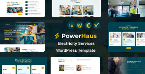 Powerhaus – Electricity Services WordPress Theme