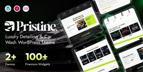 Pristine – Luxury Detailing  Car Wash WordPress Theme