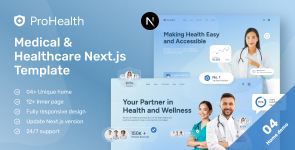ProHealth – Medical and Healthcare NextJS Template