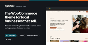 Quartier – Booking  Shop WordPress Theme for Local Business