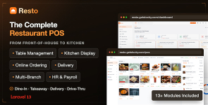 Resto — Restaurant Management System, POS, KDS  Online Ordering
