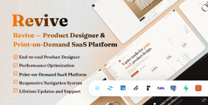 Revive — Product Designer  Print-on-Demand SaaS Platform JS Script