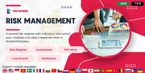 Risk Management for Perfex CRM – ERM Register, KRI Alerts  Heatmap