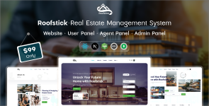 Roofstick – A Real Estate Management Platform | Buyer | Agent | Admin Panel (MERN)