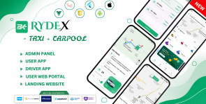 Rydex | Taxi And Carpool Ride Sharing Solution