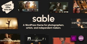 Sable – Creative Portfolio WordPress Theme