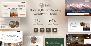 Safar – Hotel  Resort Booking WordPress Theme