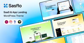 Sasflo – SaaS  App Landing WordPress Theme