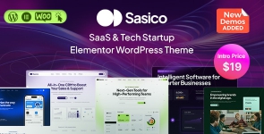Sasico – SaaS  Tech Startup WordPress Theme