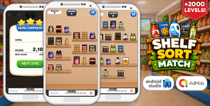 Shelf Sort Match – Android Studio Sorting Puzzle Game with AdMob Ads