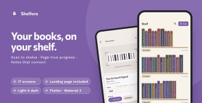 Shelfora | Flutter AI Book Tracker App with Laravel Key Proxy
