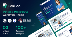 Smilico – Dentist  Dental Clinic WordPress Theme