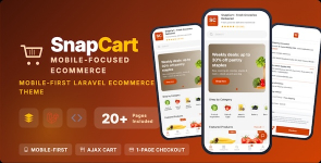 SnapCart – Mobile-Focused Laravel eCommerce System