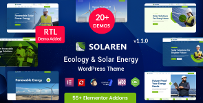 Solaren – Ecology  Solar Energy WordPress Theme