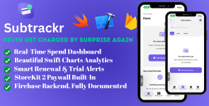 SubTrackr – Subscription With Recurring Bill Tracker | iOS Mobile App