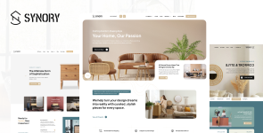 Synory – Furniture WordPress WooCommerce Theme