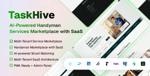 TaskHive – AI-Powered Handyman Services Marketplace SaaS Script