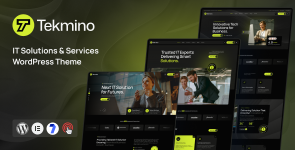 Tekmino – IT Solutions  Services WordPress Theme