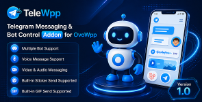 TeleWpp – Telegram Messaging  Bot Control Addon for OvoWpp