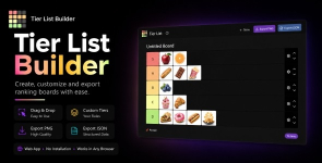 Tier List Builder – Drag  Drop Ranking App | React, TypeScript