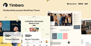 Timbero – Creative WooCommerce WordPress Theme with GSAP Animations