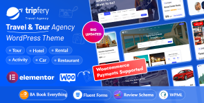 Tripfery – Travel  Tour Booking WordPress Theme