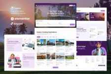 Tropica – Tour  Travel Agency Elementor Template Kit