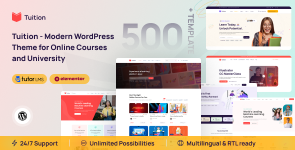 Tuition Education  Online Course WordPress Theme