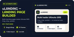 uLanding – Landing Page Plugin for Ultimate SMS