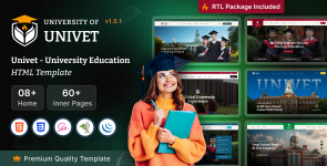 Univet – University Education HTML Template
