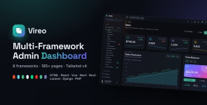 Vireo | Multipurpose Admin and Dashboard Template