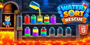 Water Sort Rescue | HTML5 Puzzle Game