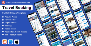 Wayfarer | Travel Booking SwiftUI iOS App Template