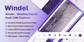 Windel – Wedding Planner  Event Management SaaS Platform JS Script
