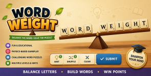 WordWeight | HTML5 Word Balance Physics Puzzle Game