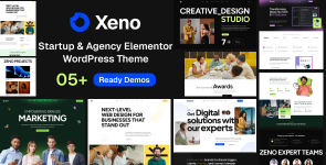 Xeno – Startup  Agency Elementor WordPress Theme
