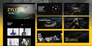 Zylyf – Creative Brutalist Agency  Portfolio WordPress Theme